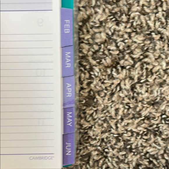 Cambridge 2025-2027 Blue and Purple Home Office Planner Calendar - Picture 9 of 10